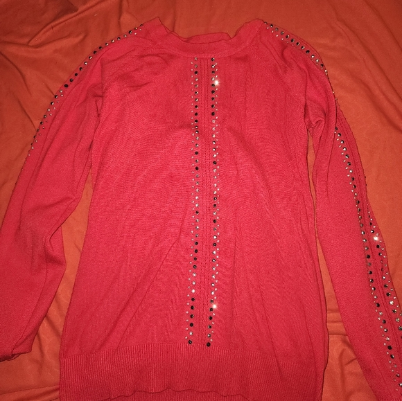 VILA Sweaters - Red Sweater